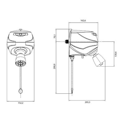 Chuveiro Lorenzetti Jet Control Eletrônica 7800w Branco 220v