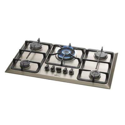 Fogão Cooktop 5 Bocas Tc Infinity Gás Mesa Inox - Fischer 5 Bocas