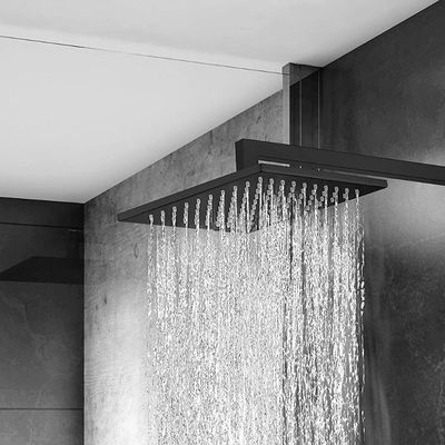 Ducha Lorenquadra Quadrada 20cm Lorenzetti Preto