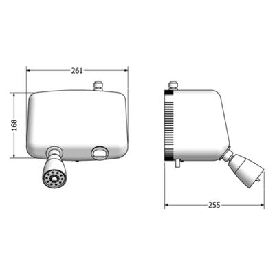 Chuveiro Lorenzetti Jet Turbo Multitemperaturas 7800w Branco 220v