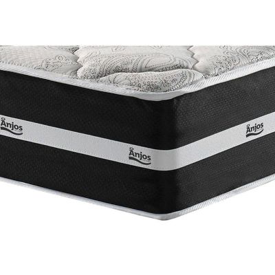 Colchão Casal Molas Ensacadas  MasterPocket Classic Euro Pillow Black (138x188x22) - Anjos