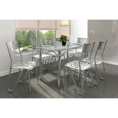 Base de Mesa p/ Cozinha Elba M004 s/ Tampo Cromado - Kappesberg