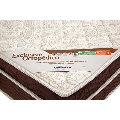 Colchão Casal Ortopédico Wood Exclusive OrtoPillow (138x188x27) - Ortobom