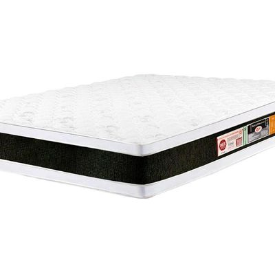 Colchão Casal Espuma D45  Black White AIR Euro Pillow Double Face (138x188x27) - Castor