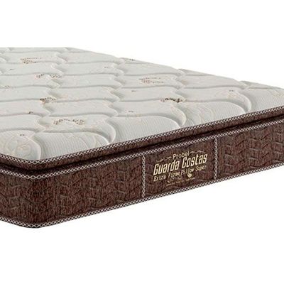 Colchão Solteiro Ortopédico Wood Guarda Costa Extra Firme Pillow Brown (88x188x30) - Probel