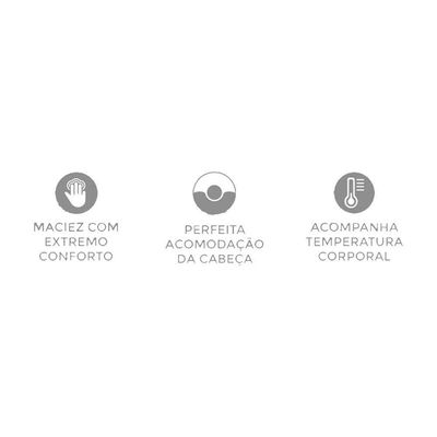 Travesseiro Viscoelástico Nasa Luxo King NN1016 (90x50) - Duoflex