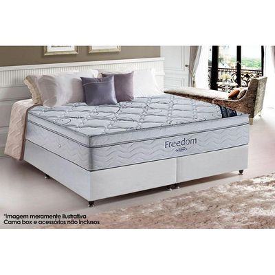 Colchão King Molas Ensacadas Visco   SuperPocket Freedom OrtoPillow (186x198x32) - Ortobom