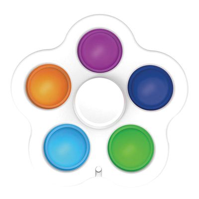 Spinner Pop it Giro Stress Flor DMToys DMT6186 Sortido