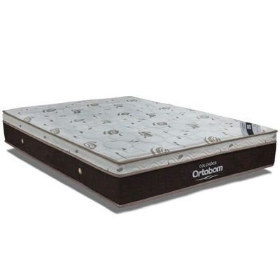 Colchão Casal Molas Ensacadas  SuperPocket Sleep King OrtoPillow (138x188x30) - Ortobom
