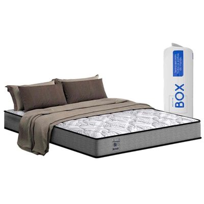 Colchão King Enrolado a Vácuo  de Espuma D33 Night and Day Gray Bed In Bag 024 (193x203x24) - Probel