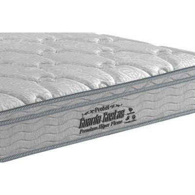 Colchão Casal Espuma D40/20 Guarda Costas Premium Hiper Firme Euro Pillow Gray (138x188x22) - Probel