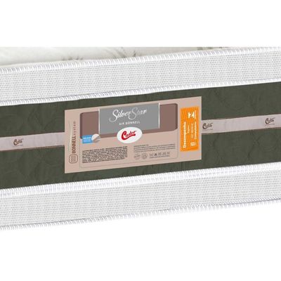 Colchão Casal Molas Bonnel  Silver Star Air Double Face Euro Pillow (138x188x34) - Castor