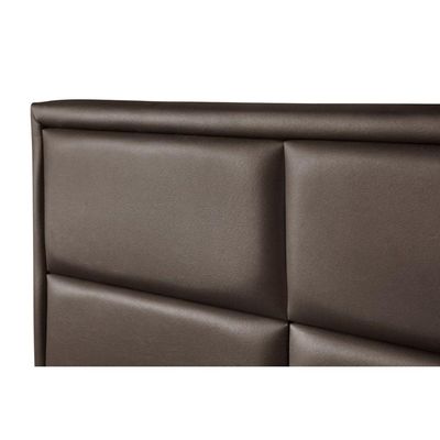 Cabeceira Cama Box Estofada Solteiro New York Courano Marrom - Probel