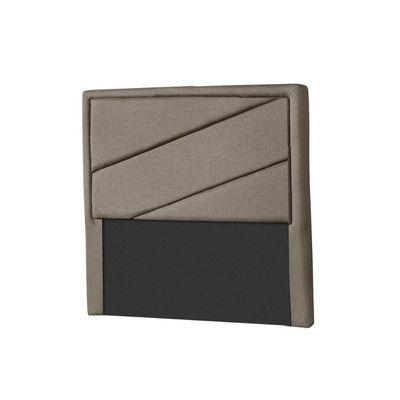 Cabeceira Cama Box Estofada Solteiro Oxford Suede Bege - Probel