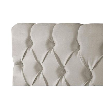 Cabeceira Cama Box Estofada Casal ProDormir Califórnia Suede Bege Claro - Probel