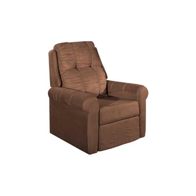 Poltrona Casal Reclinável MH1216 Slim Two Way Suede Castor - Herval