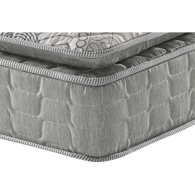 Cama Box Casal: Colchão Espuma D33 Anjos  Orthosono + Base CRC Courano White(138x188)