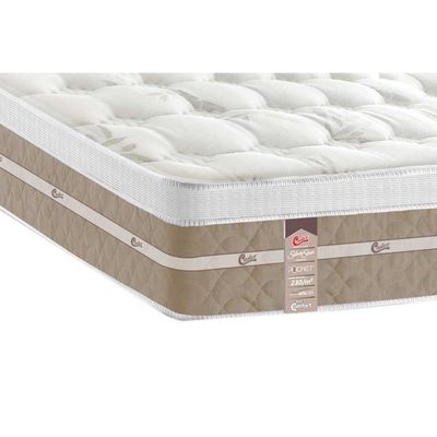 Colchão Solteiro Molas Ensacadas  Pocket Silver Star Air Euro Pillow (88x188x32) - Castor