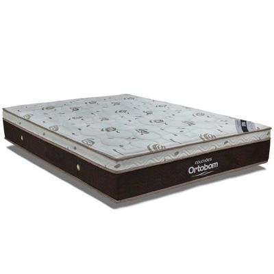 Colchão Queen Molas Ensacadas  SuperPocket Sleep King OrtoPillow (158x198x32) - Ortobom