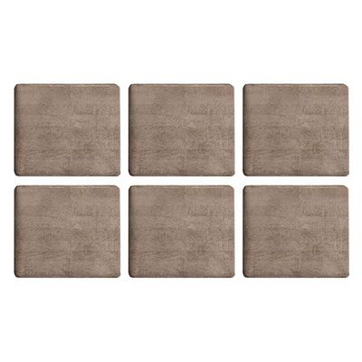 Painel de Cama Box Estofada Casal/Queen Lucca (6 Unidades) Capuccino/Animale Chocolate - Rufato