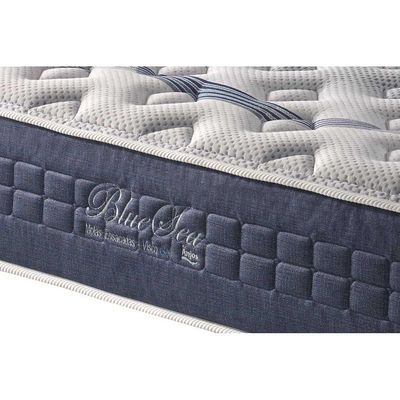 Colchão King Molas Ensacadas Visco Gel   MasterPocket Blue Sea Pillow In (193x203x31) - Anjos