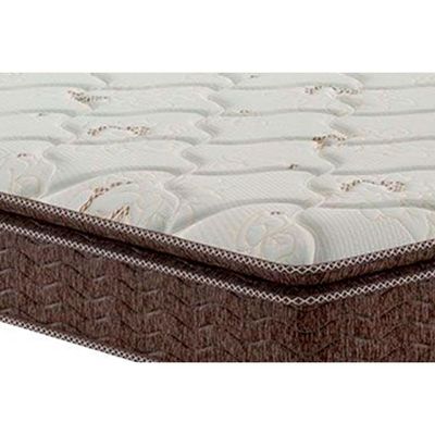 Cama Box Casal: Colchão Ortopédico Probel Guarda Costas Extra Firme + Base CRC Suede Black(138x188)