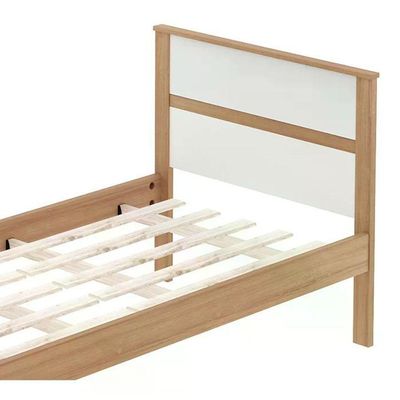 Cama Solteiro Com Auxiliar Cm8004 Cm8008 Qt7 Amendoa Branco Tecno Mobili Amendoa Branco