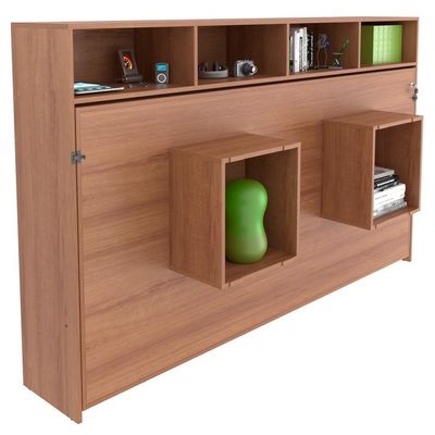 Cama Retratil Horizontal Solteiro Cm820 Amendoa