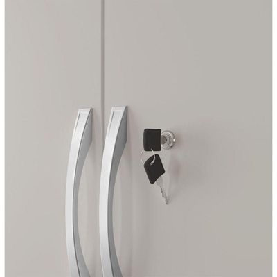 Armario Notável Multiuso 2 Portas Com Chave Freijo/Off White