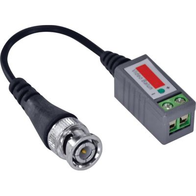 Video Balun com Extensa?o Passivo BNC X Cabo LAN PAR