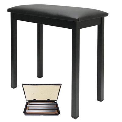 Banqueta para Piano com Compartimento BP-20C Preto SATY