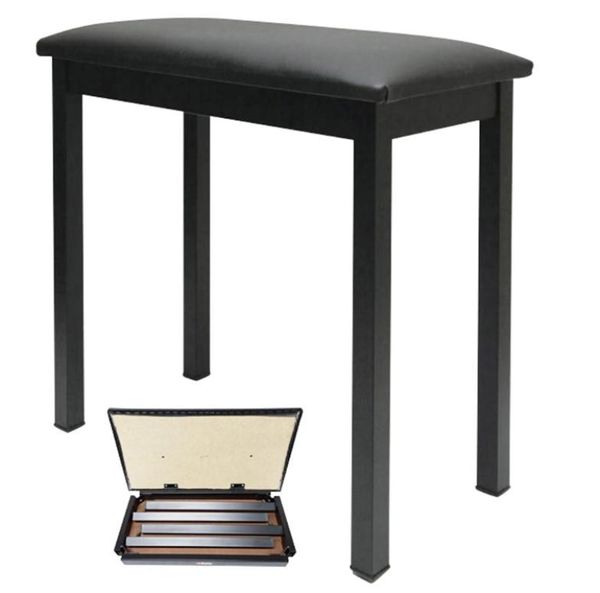 Banqueta para Piano com Compartimento BP-20C Preto SATY