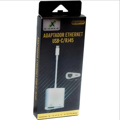 Adaptador ETHERNET USB-C RJ45 FLEX Branco