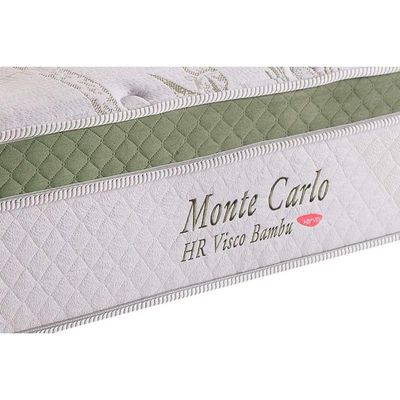 Colchão King Espuma Visco Molas Ensacadas MasterPocket Monte Carlo Euro Pillow (193x203x33) - Herval