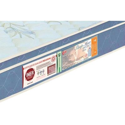 Colchão Casal Espuma D45  Sleep Max Euro Pillow (138x188x25) - Castor