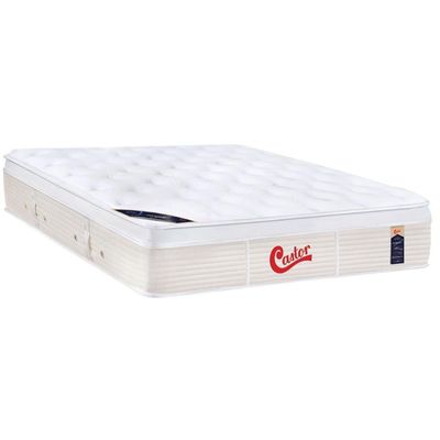 Colchão King Molas Ensacadas Visco Gel   Pocket Gold Star Vitagel Euro Pillow (193x203x32) - Castor