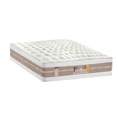 Colchão King Molas Pocket Ensacadas   Silver Star Air Double Face Euro Pillow (193x203x34) - Castor