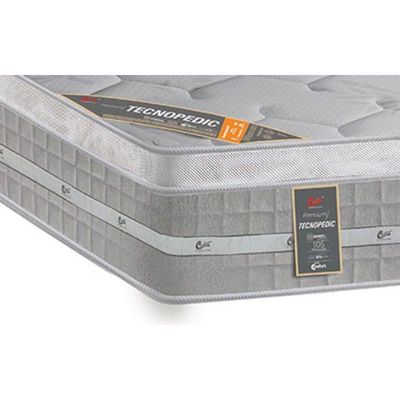 Colchão King Molas Pocket Ensacadas Visco Gel    Premium Euro Pillow (193x203x32) - Castor