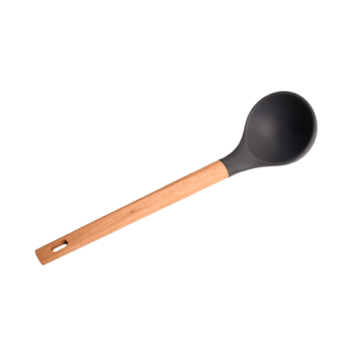 Concha de Silicone com Cabo de Madeira Cazza Oak