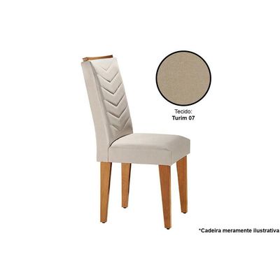 Kit 2 Cadeiras Sala Jantar Londrina IB  2 Un Imbuia/Linho Turim - Rufato