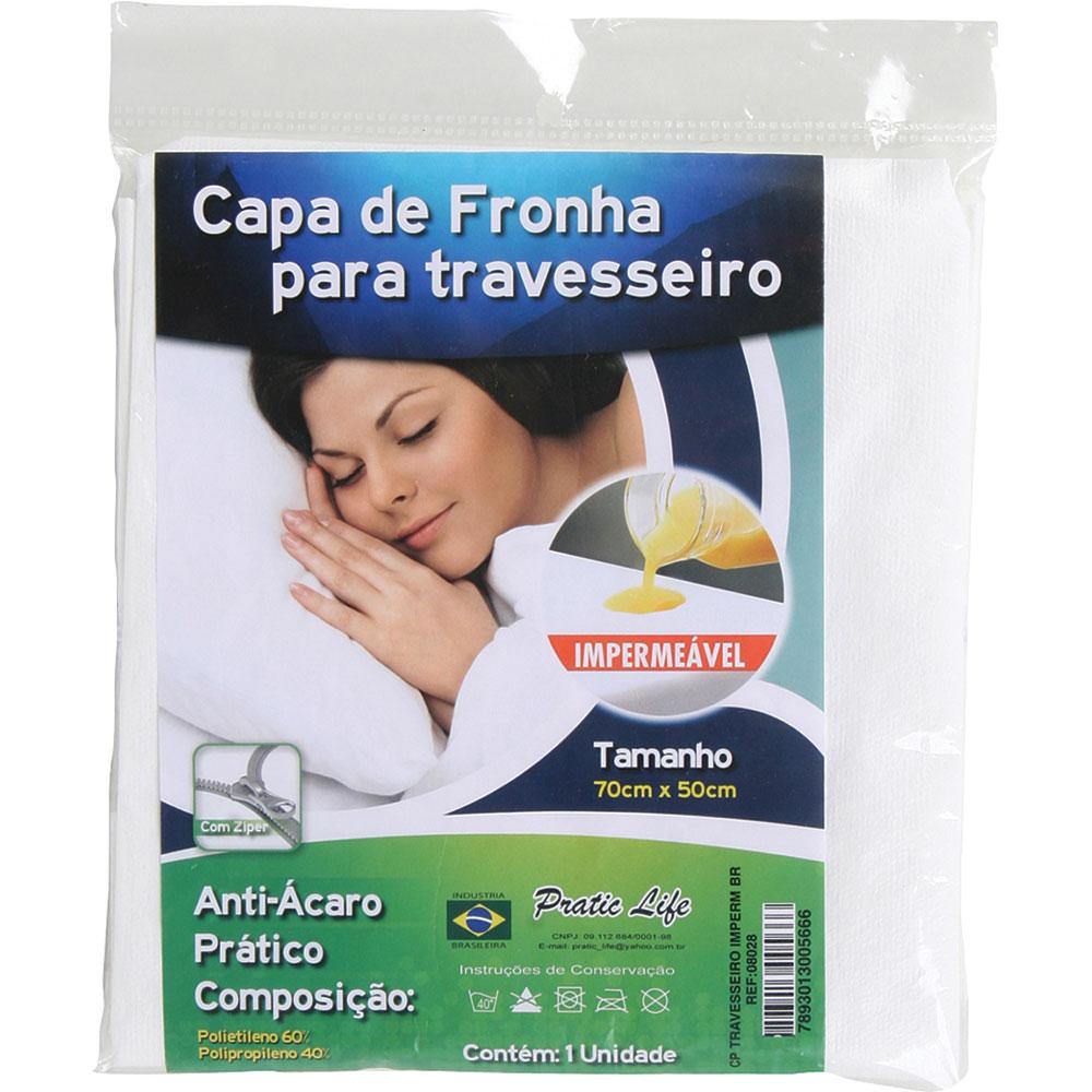 Protetor de Travesseiro 50x70cm Impermeável Pratic Life