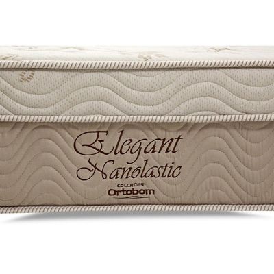 Colchão King Molas Bonnel Nanolastic Elegant Ortopillow (193x203x27) - Ortobom