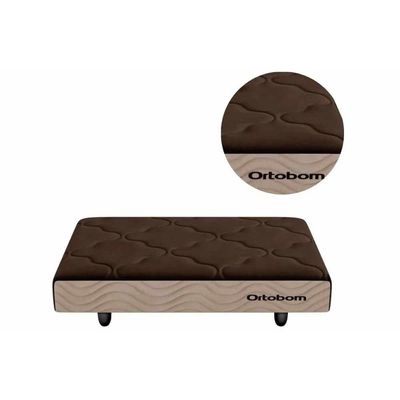 Colchão PET Cachorro / Gato Grande  Ortocamapet Bege (80x100x13) - Ortobom
