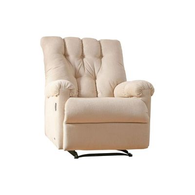 Poltrona Reclinável p/ Sala  Atlanta Pietra Zero Wall Giro e Balanço Courano Bege - Probel