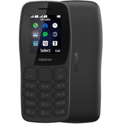 Celular Nokia 105 Rádio FM Preto - NK093