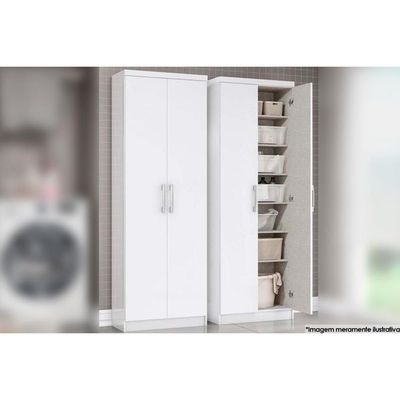 Cama Box Solteiro CRC + Pérola Polar + Armário Multiuso Margarida Branco