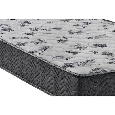 Cama Box Solteiro CRC + D33 Iso Ortobom + Armário Multiuso Margarida Branco