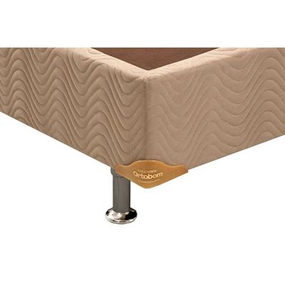 Cama Box Base Queen Americana Suede Clean (158x198x23) - Ortobom