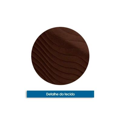 Cama Box Base Queen Universal Suede Brown (158x198x20) - Ortobom
