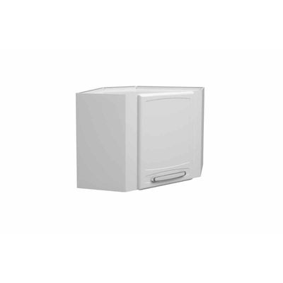 Armário Aéreo Cozinha Modulado  Canto Oblíquo Evidence 7013 1 Porta Branco - Bertolini